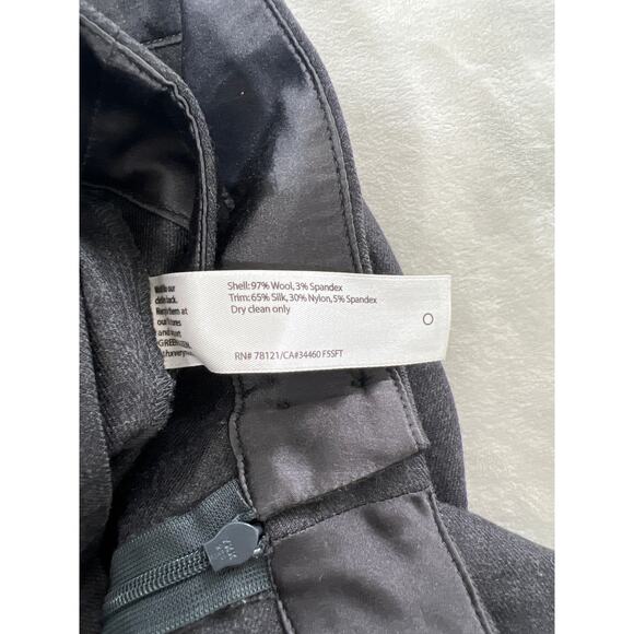 Eileen Fisher Charcoal Gray Trouser Wool Stretch Office Work Pant Women's 14 - Picture 6 of 8
